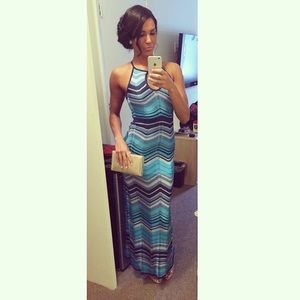 Bebe Maxi dress! Worn once to a wedding!